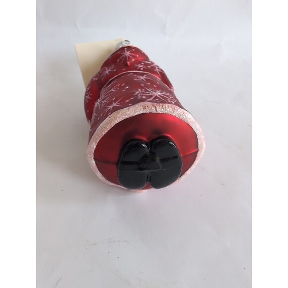 Patricia Breen Season is Here Santa Snowflakes Holding Snowman Red White 2003 - Picture 4 of 5